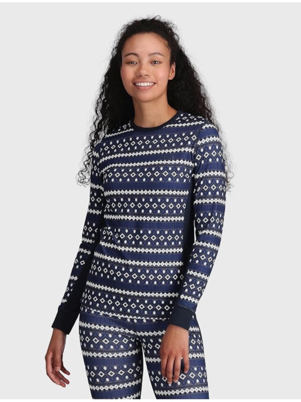 Kari Traa Lune Long-Sleeve Outdoor Quick Drying Base Layer Top Size Medium